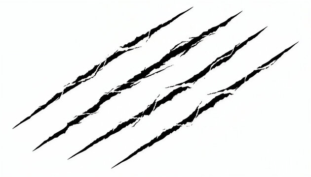 Claw scratch marks set