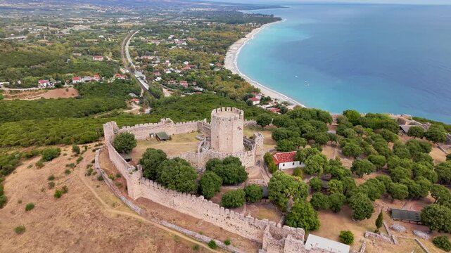 Platamonas castle in Olympus region, Greece