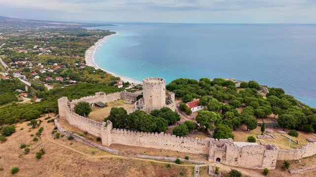 Platamonas castle in Olympus region, Greece