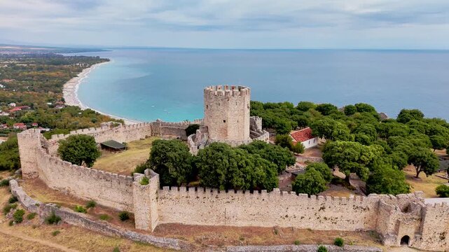 Platamonas castle in Olympus region, Greece