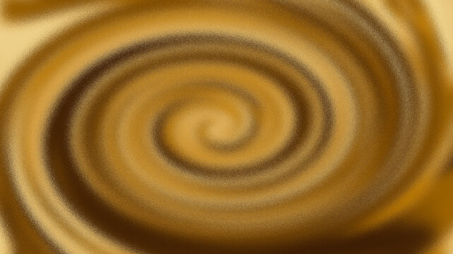 Abstract golden swirl background with a frosted metallic grain texture.