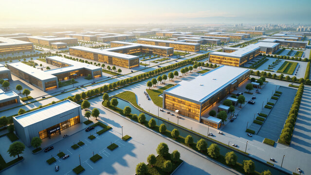 Airport City Masterplan Logistics Zones Business Districts