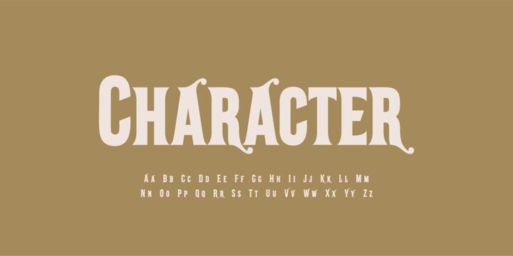 Antique Font Victorian Logo Vintage Alphabet Swash Letter Set Modern Royal Typography, Ornate Typographic Design Tattoo Text Title, Alcohol Typo, Wine Flourish Headline. Charm Fonts. Vector Typeface