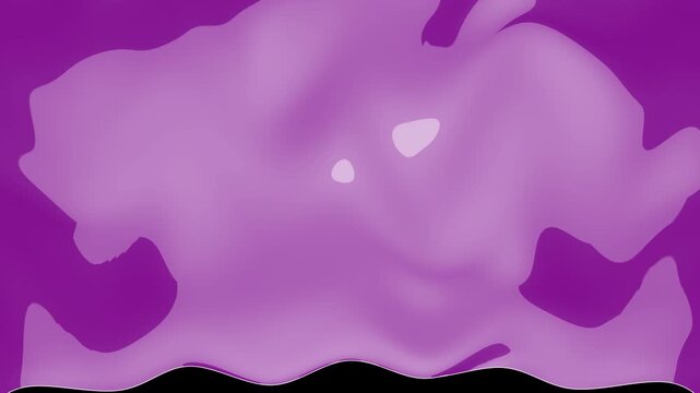 Hand Drawn Wave Liquid Fluid Transition on Alpha Channel, Looped
