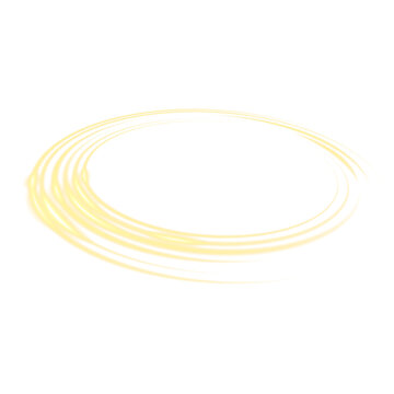 Glowing orbit ring, for logo accents.