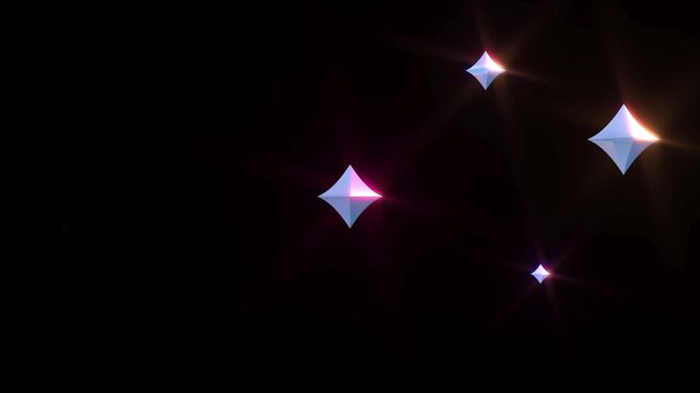 Logo stars ai thinking learn generate bg seamless looped animation 4k
