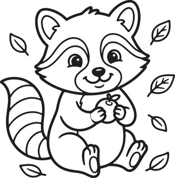 Smiling cartoon dog with curly tail and floppy ears smile
