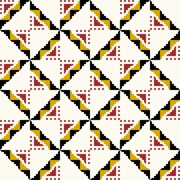 Abstract Geometric Art Deco Style Pattern Background
