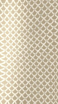 Seamless abstract geometric pattern with beige scales. 2d animation