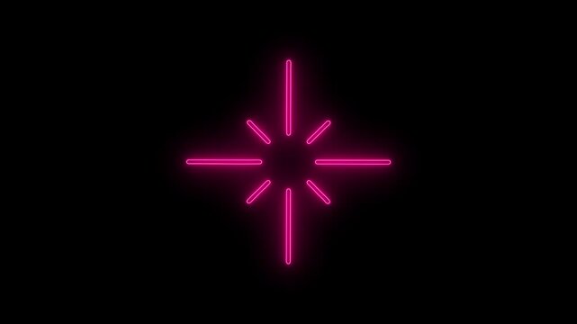 Exploding accent lines in a firework star shape, hand drawn comic style animation.Fireworks during the holiday 4K stock video