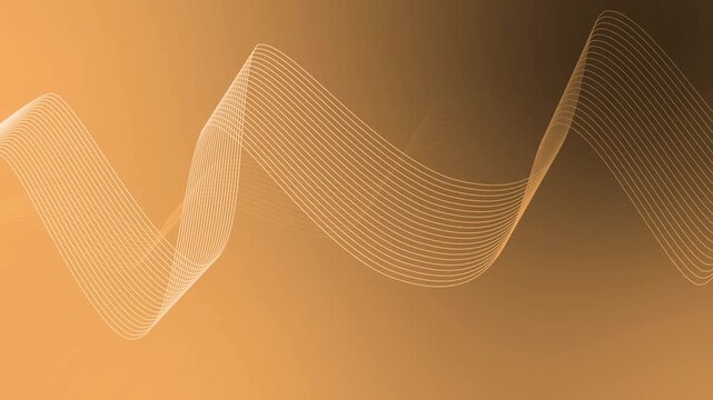 Abstract wave lines flowing across clean modern pattern with a sense of movement and rhythm animation