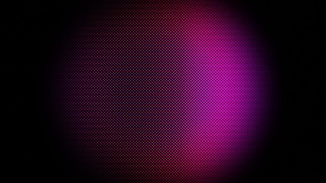 Neon purple and pink halftone dot pattern background, abstract retro pop motion loop dots