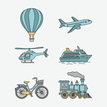 Travel Icon Packs Illustration