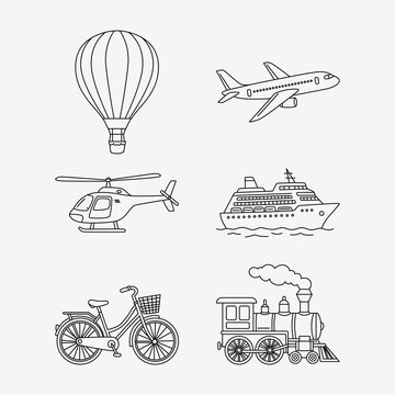 Travel Icon Packs Illustration