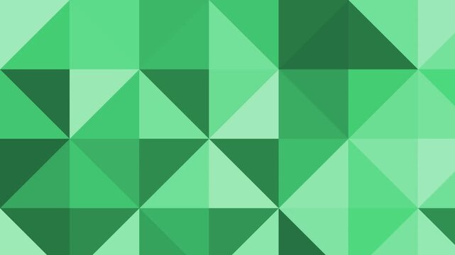 Origami paper like rectangle transition - Green