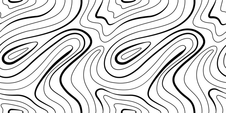 abstract wavy Contour Background. Abstract Contour pattern Background. seamless pattern of Topographic Contour. abstract wavy line contour pattern.