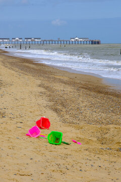 English summertime seaside