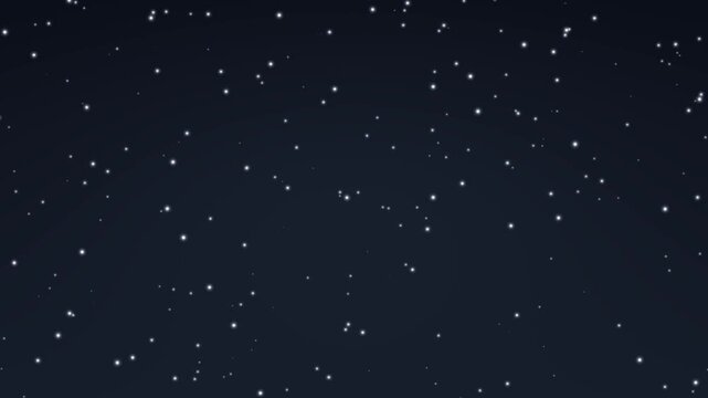 Snow falling winter snowflakes night dark blue sky cold particle fall snowfall loop background with seamless loop 4k seamless white abstract motion animation 4k video footage seamless loop loop