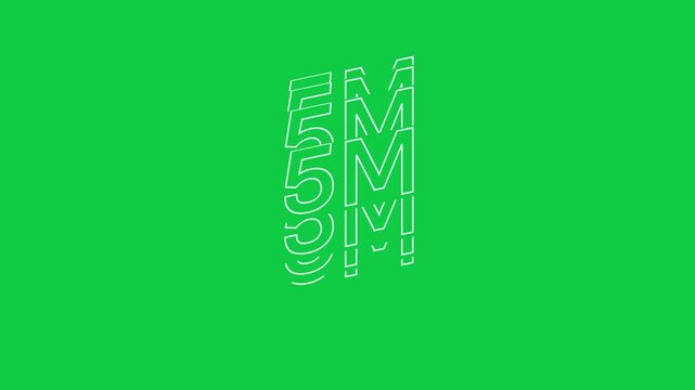 5M Text Animation, One Million Social Media Milestone, Follower Growth Graphic, Audience Reach Typography, Subscriber Achievement, 4K