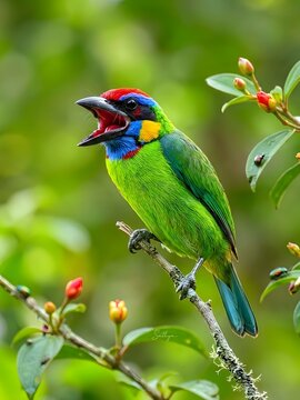 blue and yellow macaw