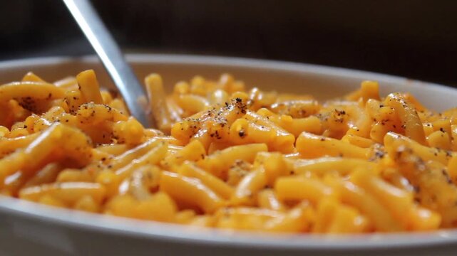 Steaming Hot Bowl Of Macaroni