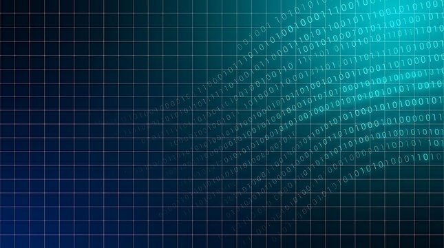 Minimalist Digital Binary Code Gradient Pattern Technology Grid background binary code background digital gradient pattern minimal simple data tech technology zero one computer dynamic design texture