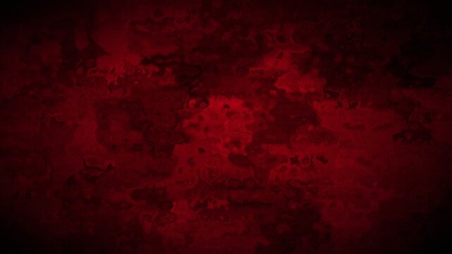 Abstract Dark Red Grunge Texture Background Loop.