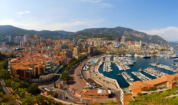 Panoramic view of Monte Carlo, Monaco