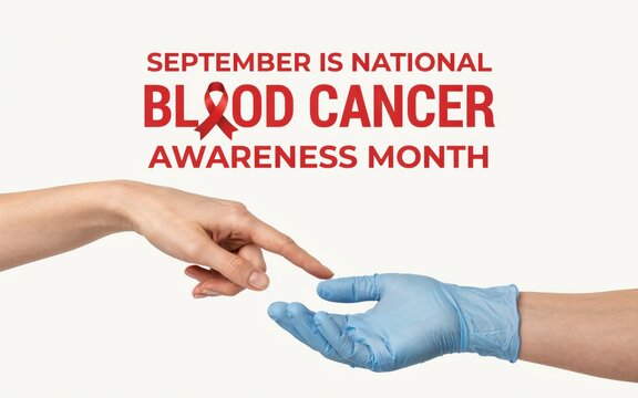 Blood cancer awareness month concept isolated on white background