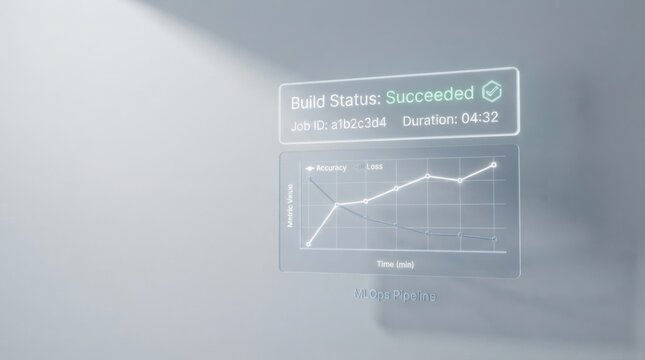 MLOps Pipeline Build Succeeded with Accuracy Loss Training Chart