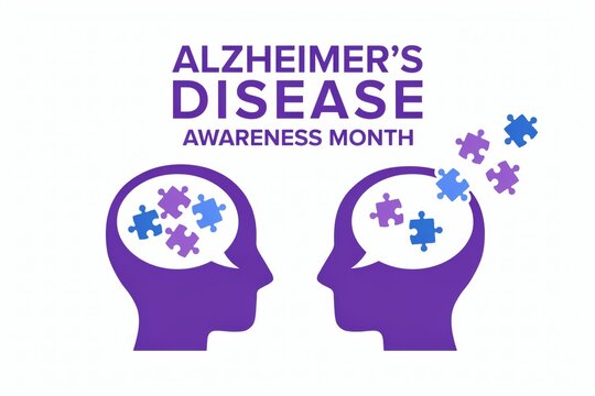 Alzheimers disease awareness month concept