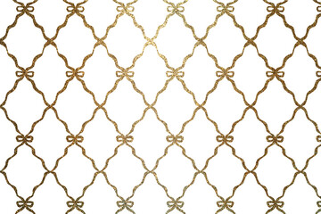 Fototapeta premium gold pattern white background lattice