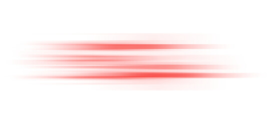 Red Motion Blur Light Streak PNG, Horizontal Speed Line Effect, Fast Energy Glow Trail Transparent Overlay,  horizontal motion blur, red light streaks, anamorphic lens flare © Noy