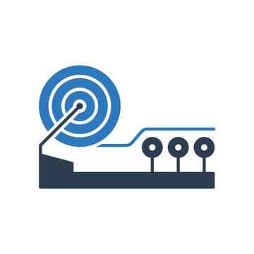 Steel Coil Processing Icon