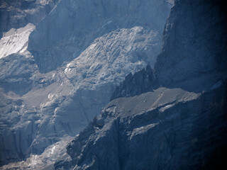 Fototapeta premium marmolada glacier melting in summer season