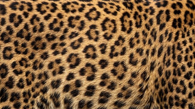 Beautiful Leopard Print Texture For Background Design