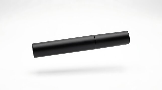 Blank Eyeliner mascara tube mockup on isolated white background.