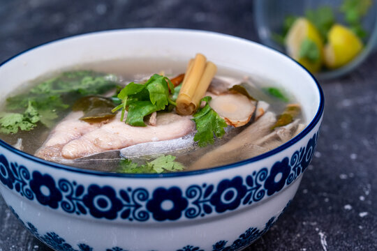 Tom Yum Mackerel Soup, Seafood, Thai Food