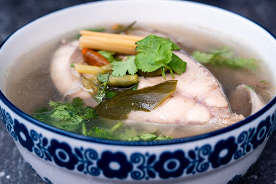 Tom Yum Mackerel Soup, Seafood, Thai Food