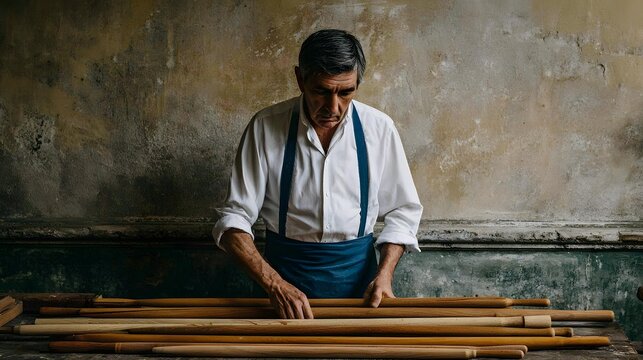 crafting wooden toys in a historic workshop, handcrafted details, warm rustic interior, timeless European craftsmanship