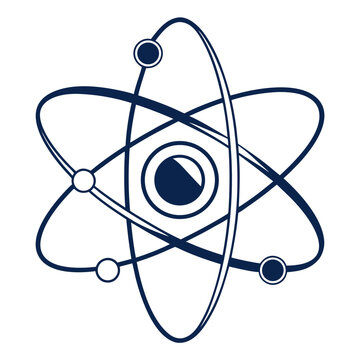 Atomic Science and Physics Technology Concept Illustration