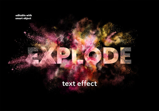 Dispersion Text Effect