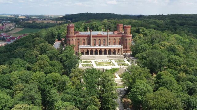 Kamenz Ząbkowice (Kamieniec Ząbkowicki) Palace of Marianne Orange-Nassau, the Pearl of Dolny Śląsk Architecture, 19th century, Poland