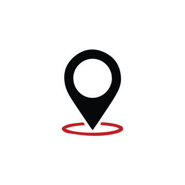 vector map pointer icon