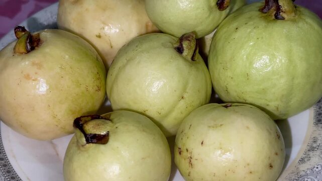 close-up of guava 