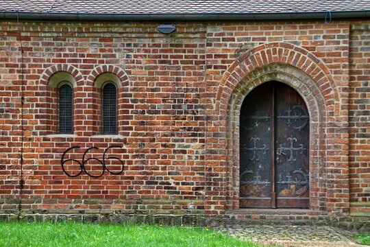 Detail der Nikolaikirche in Brandenburg a.d. Havel