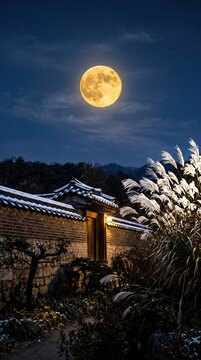 Korean Thanksgiving Day Background