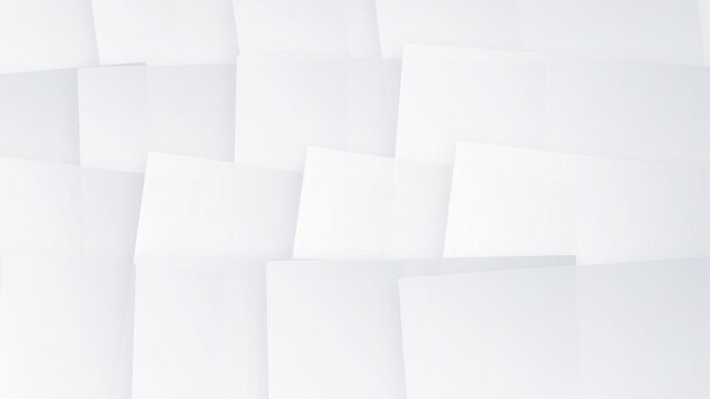 Abstract background featuring overlapping layers of translucent white paper
