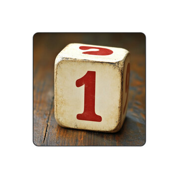 A calendar block showing number 1
