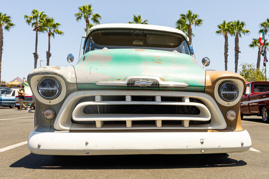  1957 Chevrolet truck 23rd Annual Cruise For the Cause Otay Ranch Town Center Chula Vista California August 3 2025 